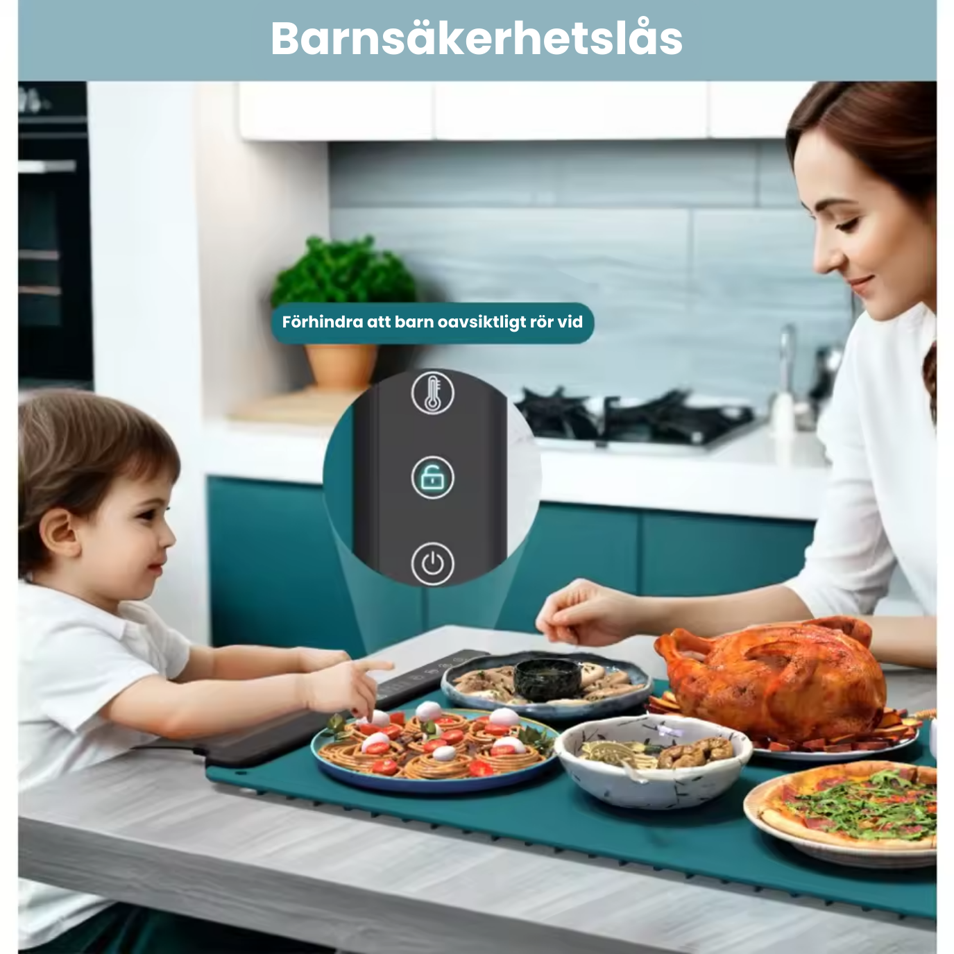 DishTherm™ värmematta - Håll maten varm längre