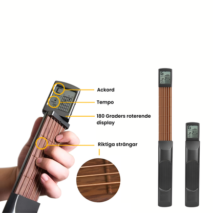 ChordTrainer™ - Bärbar gitarrtränare